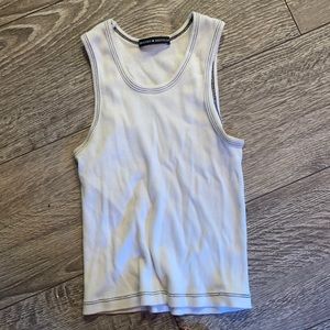 White tank top